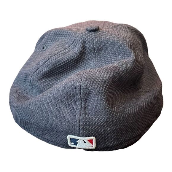 Atlanta‎ Braves New Era Fitted Hat Cap Size 7 3/8 mlb baseball - Picture 3 of 5